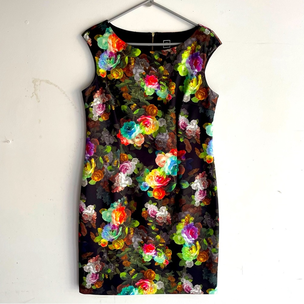 🌟Black floral dress